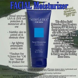 Mens Facial Moisturizer SPF 20